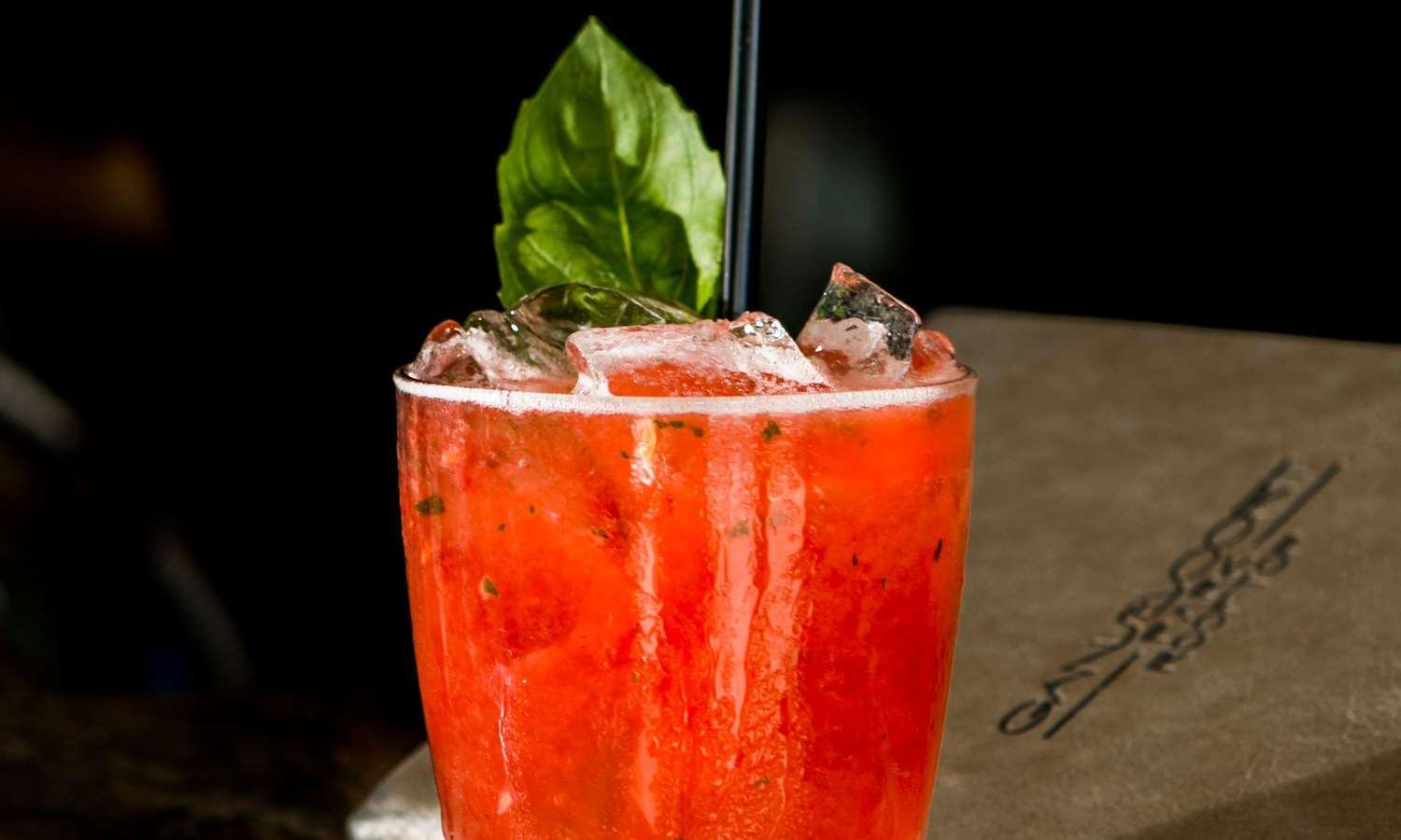 Royalton Park Avenue Hotel New York Exterior photo A strawberry basil soda